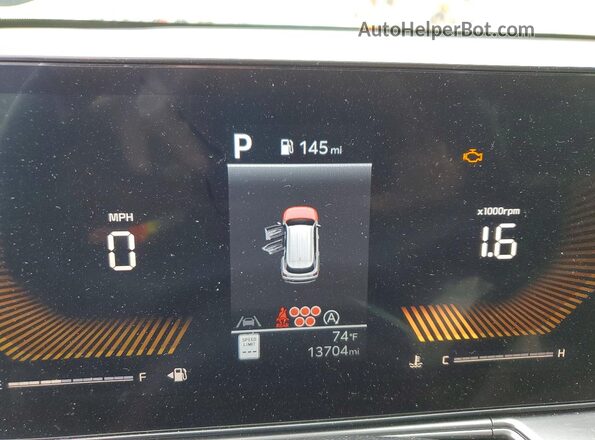 5XYRG4JCXTG412962 2026 KIA SORENTO Charcoal ხელსაწყოთა პანელის ხედი