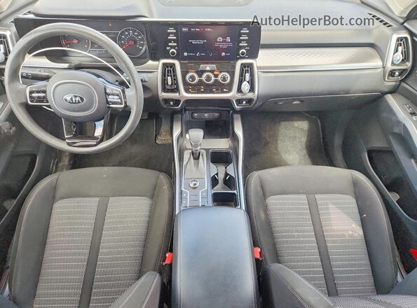 5XYRG4LC1MG031502 2021 KIA SORENTO Gray Dashboard view