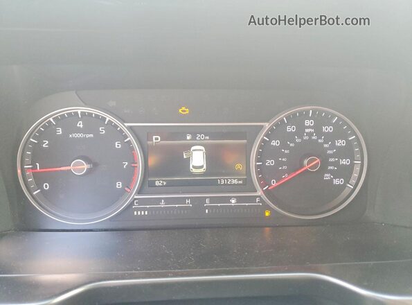 5XYRG4LC3NG110526 2022 KIA SORENTO White Սարքավորումների վահանակի տեսք