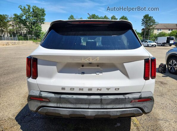 5XYRG4LC3NG110526 2022 KIA SORENTO White Հետևի տեսք