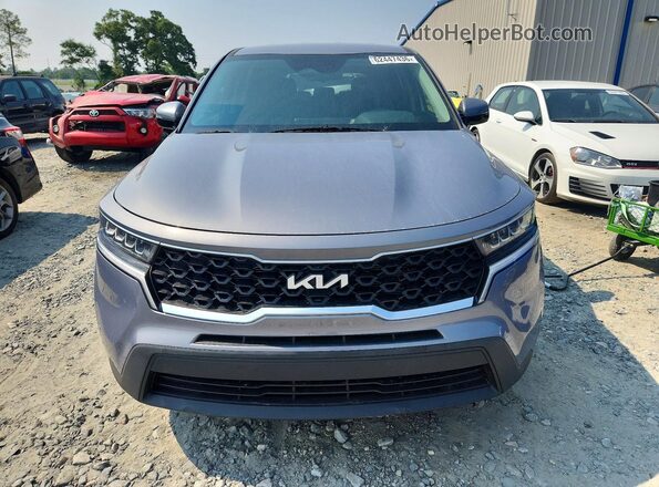 5XYRG4LC4NG149089 2022 KIA SORENTO Gray Դիմացի տեսք
