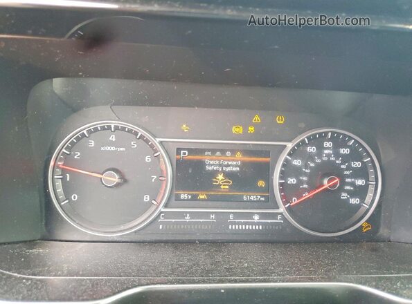 5XYRG4LC5MG002522 2021 KIA SORENTO Black Vista del cuadro de instrumentos