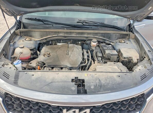 5XYRG4LC5PG246885 2023 KIA SORENTO Серый Вид подкапотного пространства