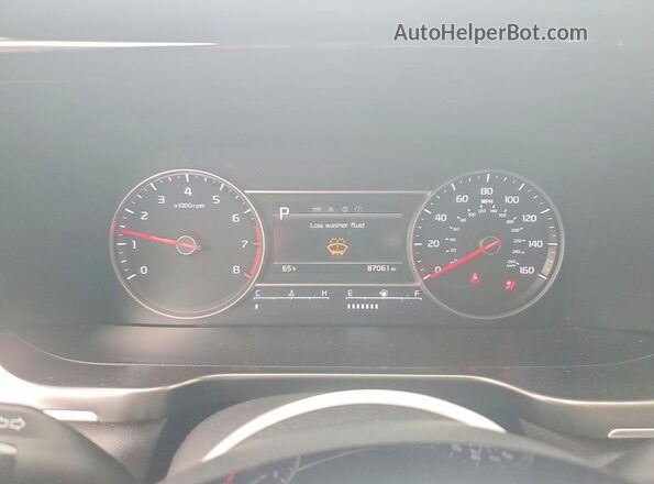 5XYRG4LC6MG001850 2021 KIA SORENTO Черный Вид щитка приборов