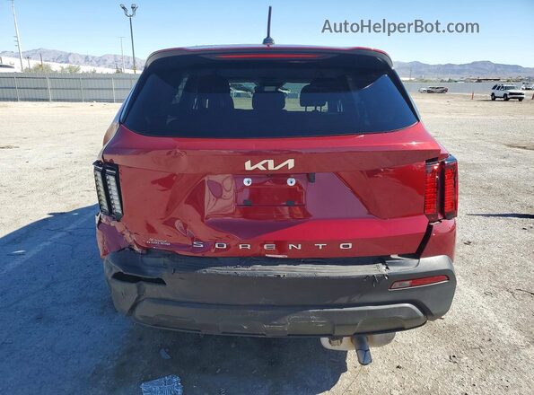 5XYRG4LC7NG085212 2022 KIA SORENTO Red Widok z tyłu