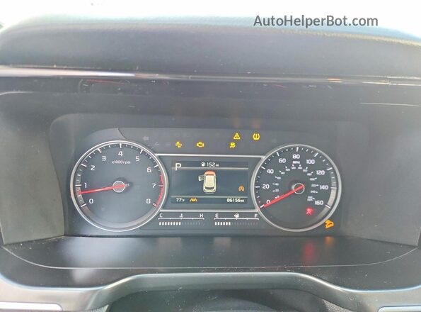 5XYRG4LC8MG061435 2021 KIA SORENTO Black Вид щитка приладів