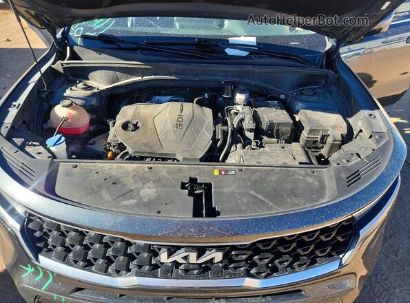 5XYRG4LCXNG097323 2022 KIA SORENTO Gray Engine compartment view