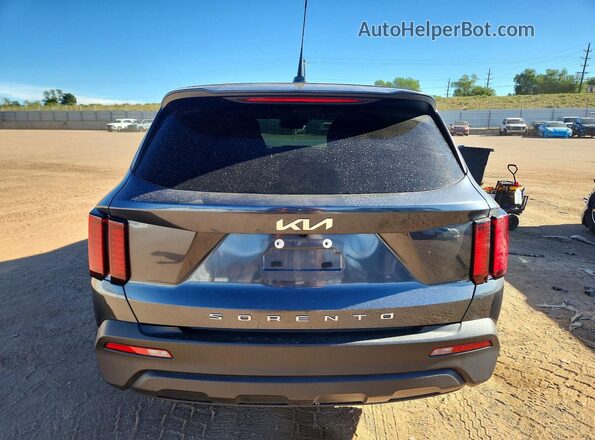 5XYRG4LCXNG097323 2022 KIA SORENTO Gray Rear view
