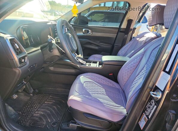 5XYRG4LCXNG097323 2022 KIA SORENTO Gray Front interior view