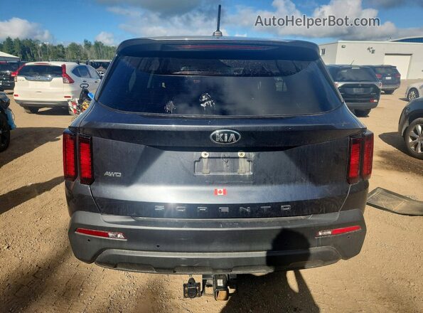 5XYRGDLC4MG004844 2021 KIA SORENTO Black Вид ззаду