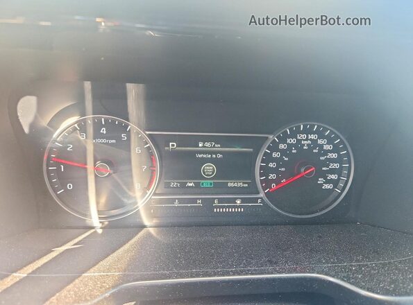 5XYRGDLC4MG004844 2021 KIA SORENTO Black Вид щитка приладів