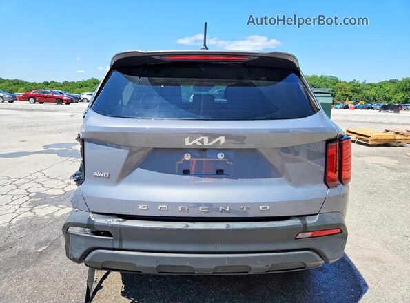 5XYRGDLC4NG116934 2022 KIA SORENTO Серебряный Вид сзади