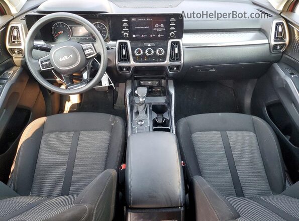 5XYRGDLC6NG101559 2022 KIA SORENTO Red Вид панелі приладів
