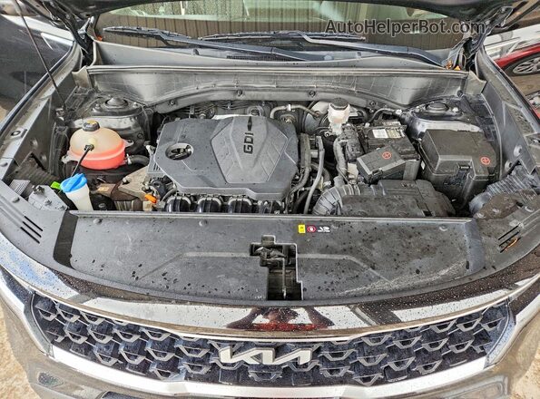 5XYRGDLC9NG085079 2022 KIA SORENTO Black Вид підкапотного простору