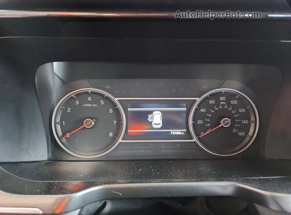 5XYRGDLC9NG085079 2022 KIA SORENTO Black Вид щитка приладів