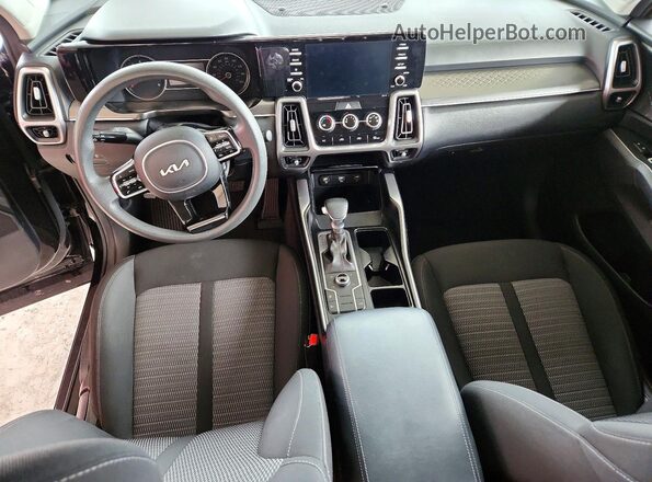 5XYRGDLC9NG085079 2022 KIA SORENTO Black Вид панелі приладів