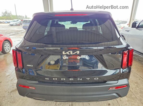5XYRGDLC9NG085079 2022 KIA SORENTO Black Вид ззаду