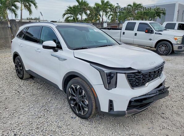 5XYRH4JF6SG367668 2025 KIA SORENTO White Delantero derecho