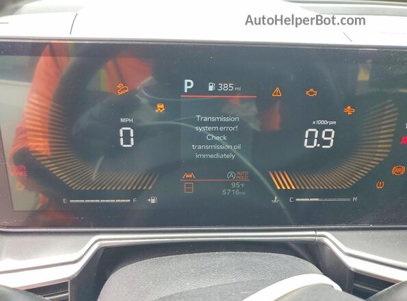 5XYRH4JF6SG367668 2025 KIA SORENTO White Vista del cuadro de instrumentos