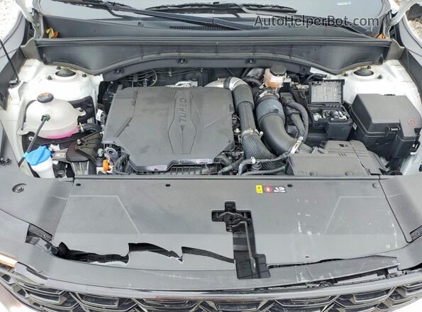 5XYRH4JF6SG367668 2025 KIA SORENTO White Vista del compartimento del motor