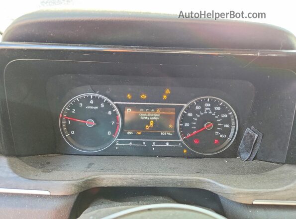 5XYRH4LF0NG103685 2022 KIA SORENTO Gray Widok zestawu wskaźników