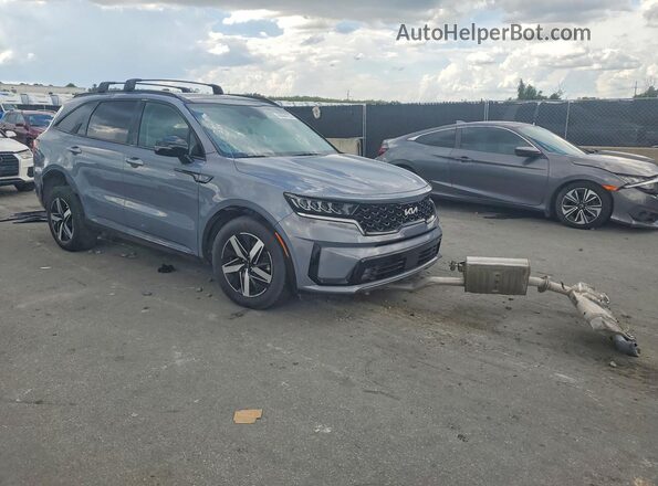 5XYRH4LF1PG186966 2023 KIA SORENTO Silver Вид панелі приладів