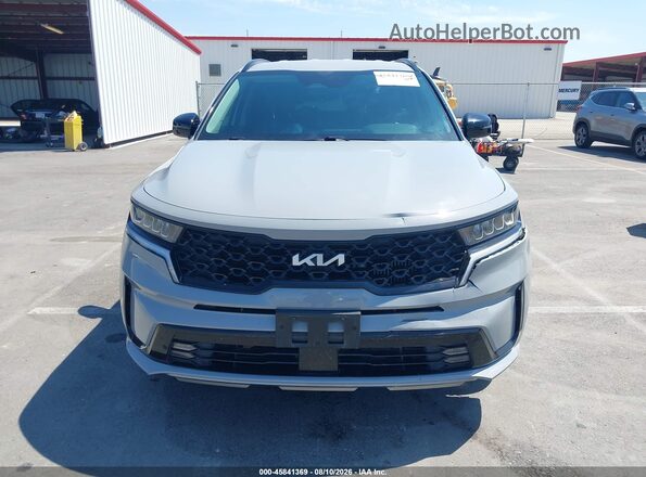 5XYRH4LF3NG154047 2022 KIA SORENTO Gray ხელსაწყოთა პანელის ხედი