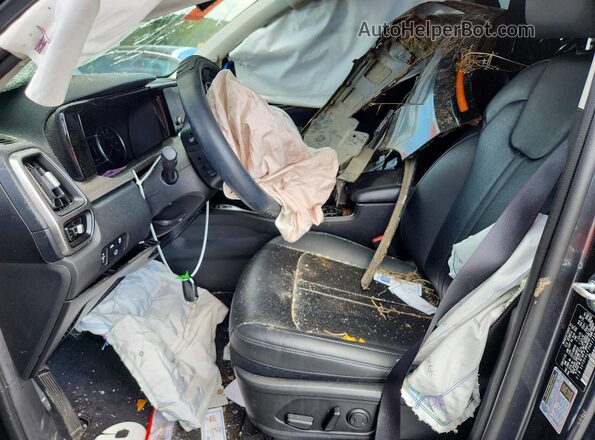 5XYRH4LF7NG133668 2022 KIA SORENTO Gray Widok wnętrza z przodu