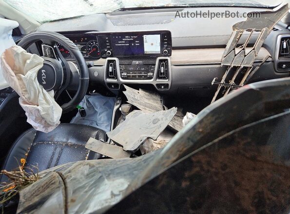 5XYRH4LF7NG133668 2022 KIA SORENTO Gray Widok deski rozdzielczej