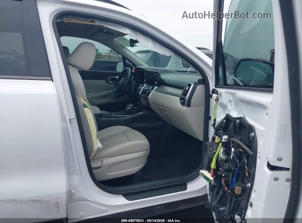 5XYRH4LF9NG142906 2022 KIA SORENTO White წინა სალონის ხედი