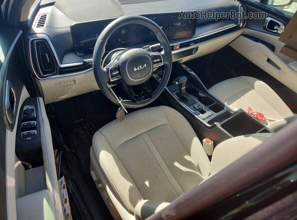 5XYRHDJF0RG256527 2024 KIA SORENTO Black Вид панелі приладів