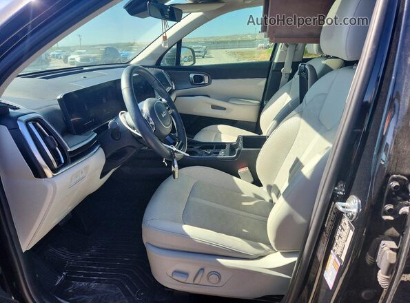 5XYRHDJF0RG256527 2024 KIA SORENTO Black Вид салону спереду