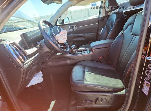 5XYRHDJF0SG338599 2025 KIA SORENTO Black Vista interior delantera