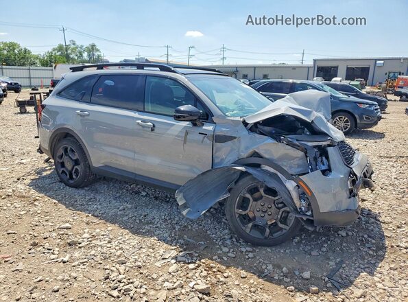 5XYRHDJF5RG261576 2024 KIA SORENTO Серый Передняя правая четверть