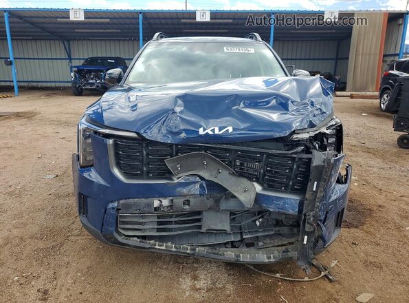 5XYRHDJFXRG260617 2024 KIA SORENTO Blue Widok z przodu