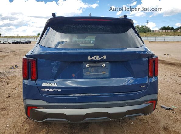 5XYRHDJFXRG260617 2024 KIA SORENTO Blue Widok z tyłu