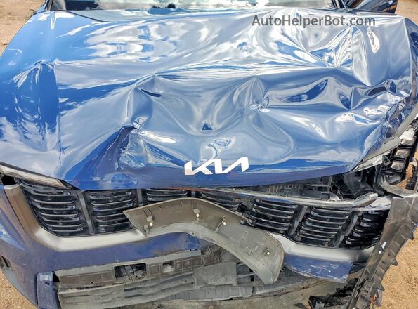 5XYRHDJFXRG260617 2024 KIA SORENTO Blue Widok komory silnika