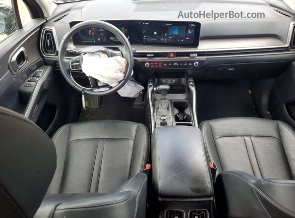 5XYRHDJFXRG260617 2024 KIA SORENTO Blue Widok deski rozdzielczej