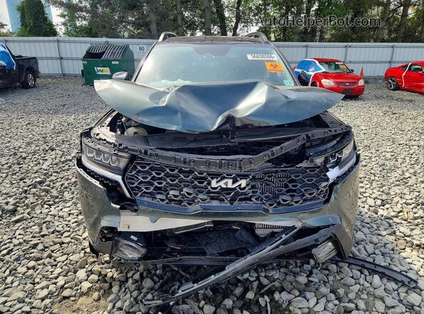 5XYRHDLF4NG103205 2022 KIA SORENTO Gray Vista frontal