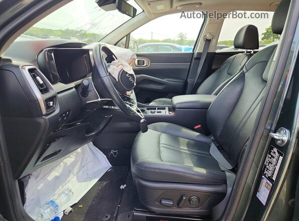 5XYRHDLF4NG103205 2022 KIA SORENTO Gray Vista interior delantera