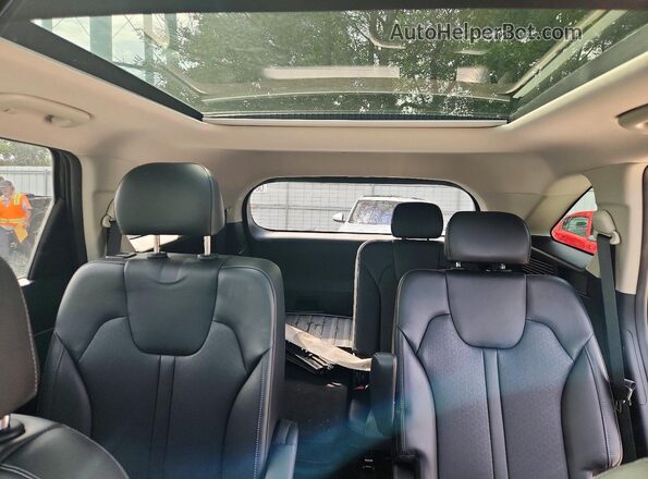 5XYRHDLF4NG103205 2022 KIA SORENTO Gray Vista de los asientos traseros