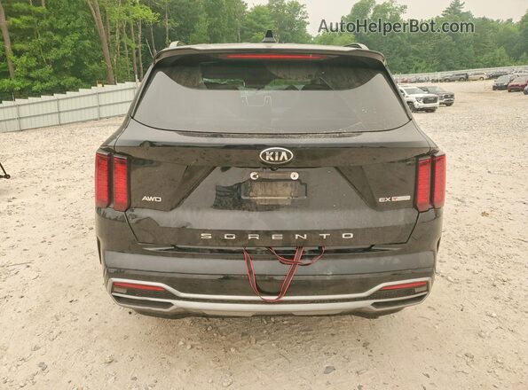 5XYRHDLF6MG013293 2021 KIA SORENTO Черный Вид сзади