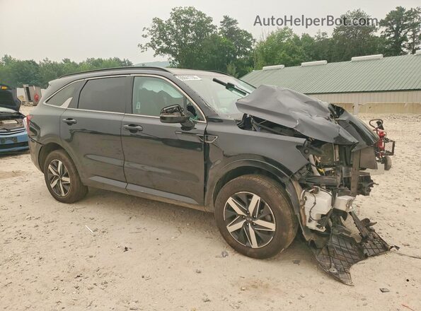 5XYRHDLF6MG013293 2021 KIA SORENTO Черный Передняя правая четверть