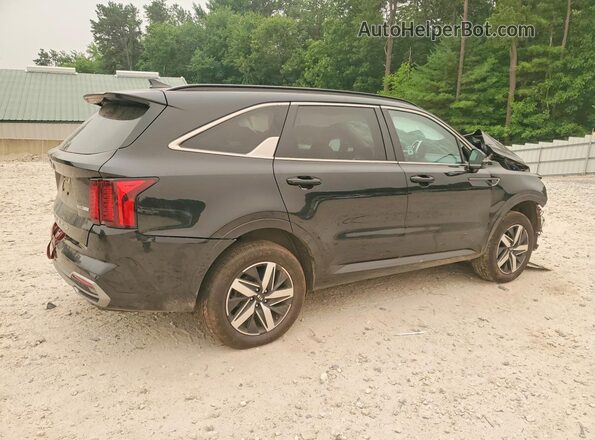 5XYRHDLF6MG013293 2021 KIA SORENTO Черный Задняя правая четверть