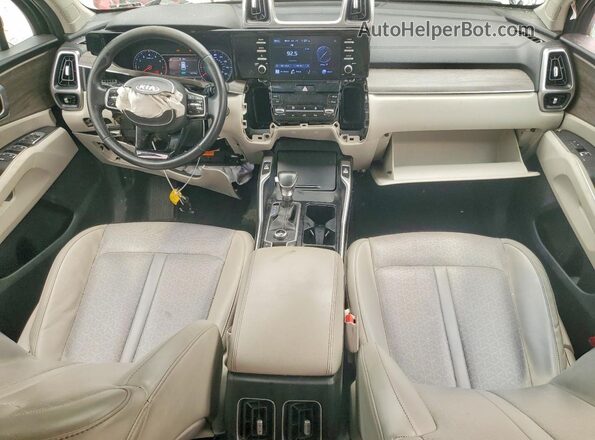 5XYRHDLF6MG013293 2021 KIA SORENTO Черный Вид панели приборов
