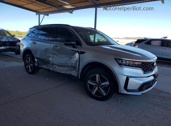 5XYRHDLF6MG026254 2021 KIA SORENTO Silver Front right