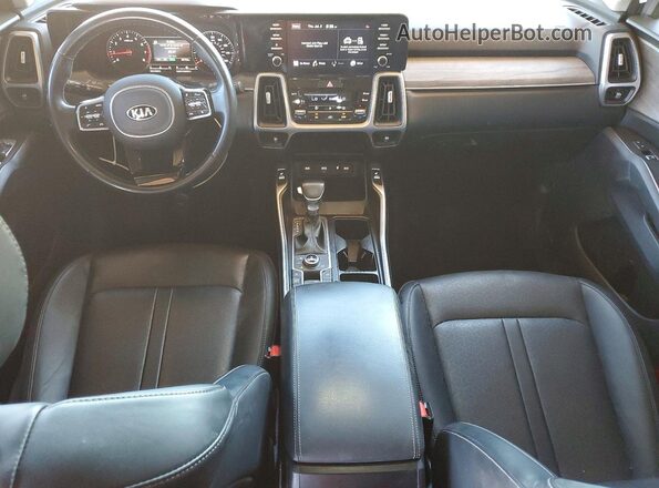 5XYRHDLF6MG026254 2021 KIA SORENTO Silver Dashboard view