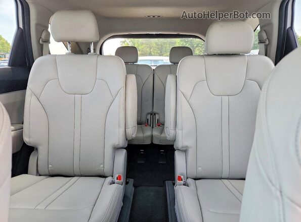 5XYRHDLF6NG130678 2022 KIA SORENTO White უკანა სავარძლების ხედი