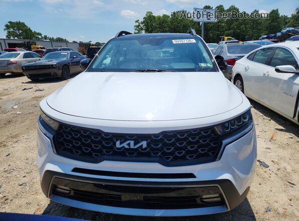 5XYRHDLF6NG130678 2022 KIA SORENTO White წინა ხედი