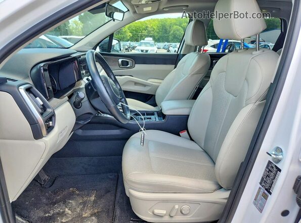 5XYRHDLF6NG130678 2022 KIA SORENTO White წინა სალონის ხედი